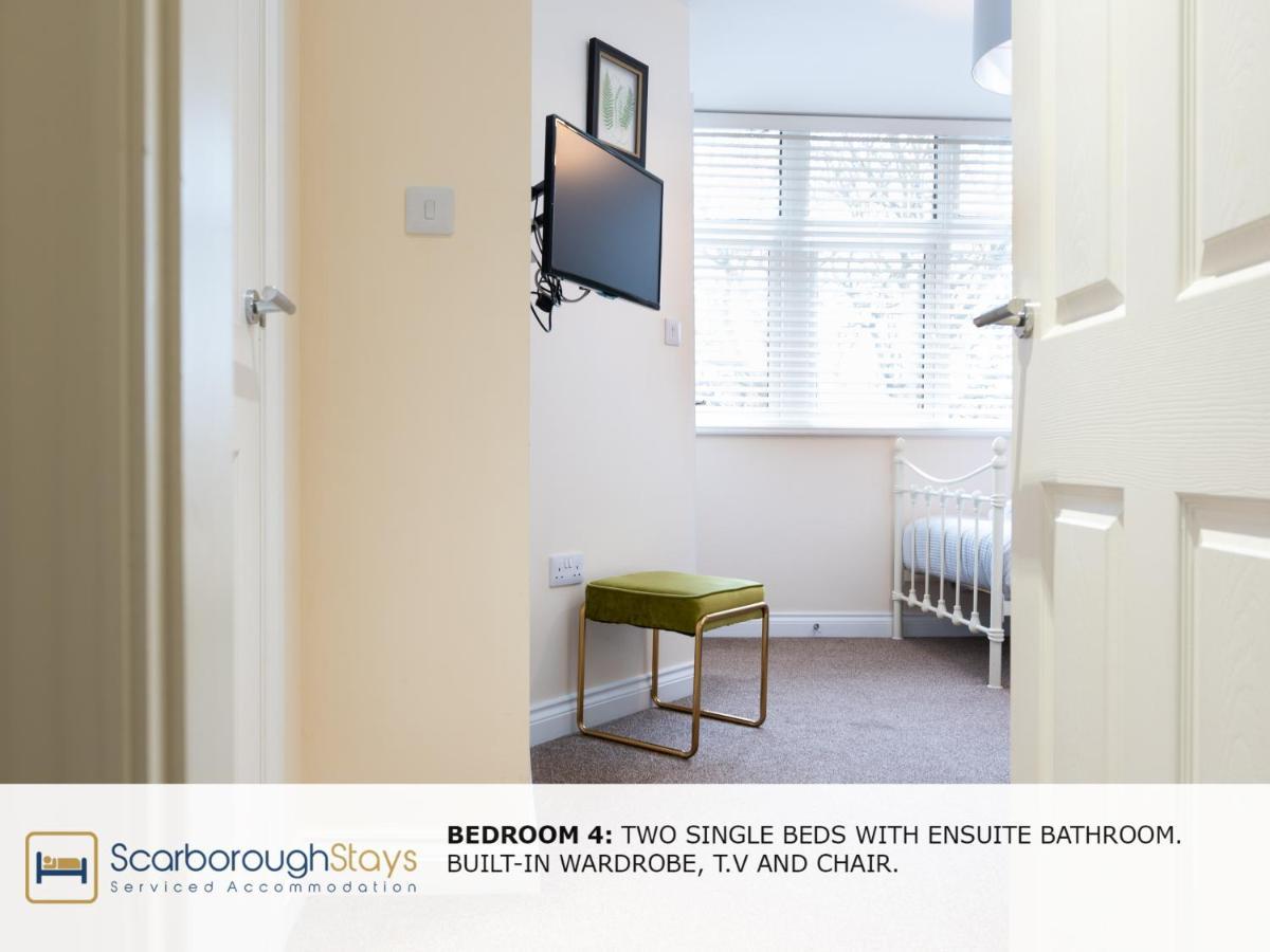 Scarborough Stays - Luxury Townhouse Ideal For Large Groups - Hot Tub Exterior foto